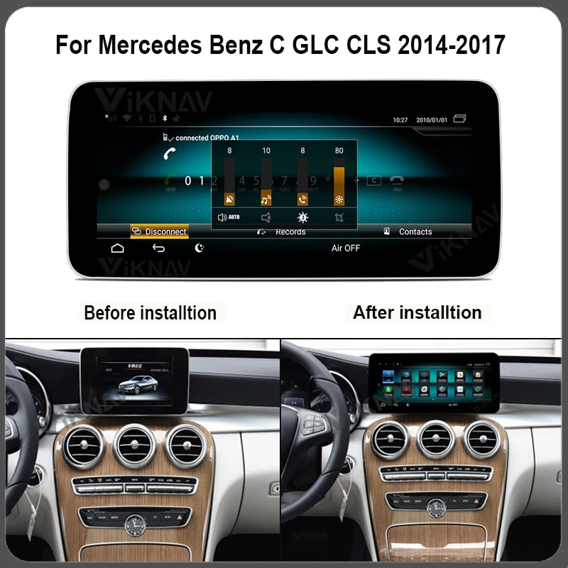 

For Benz C GLC CLS 2014 2015 2016 2017 android car GPS radio auto video multimedia player tape recorder