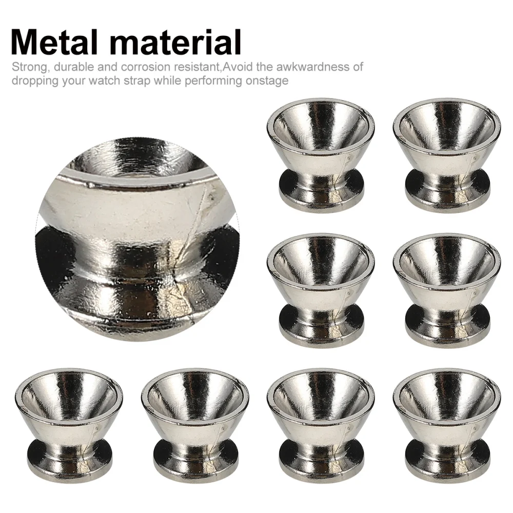 

24Pcs Folk Guitar Belt Buckle Guitar Belt Screw Bolt Guitar Belt Fixator