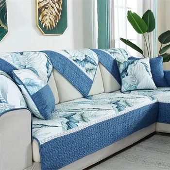 

1pc Cotton Thicken Universal Sofa Cover All-inclusive Geometric Sectional Couch Cover Anti-dirty Sofa Covers for Living Room