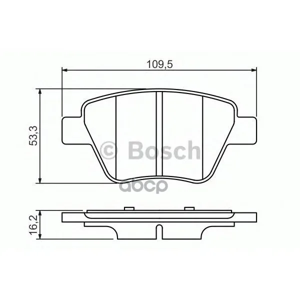 Колодки Тормозные Дисковые Audi A3, Skoda Octavia Iii Задние Bosch арт. 0986494416