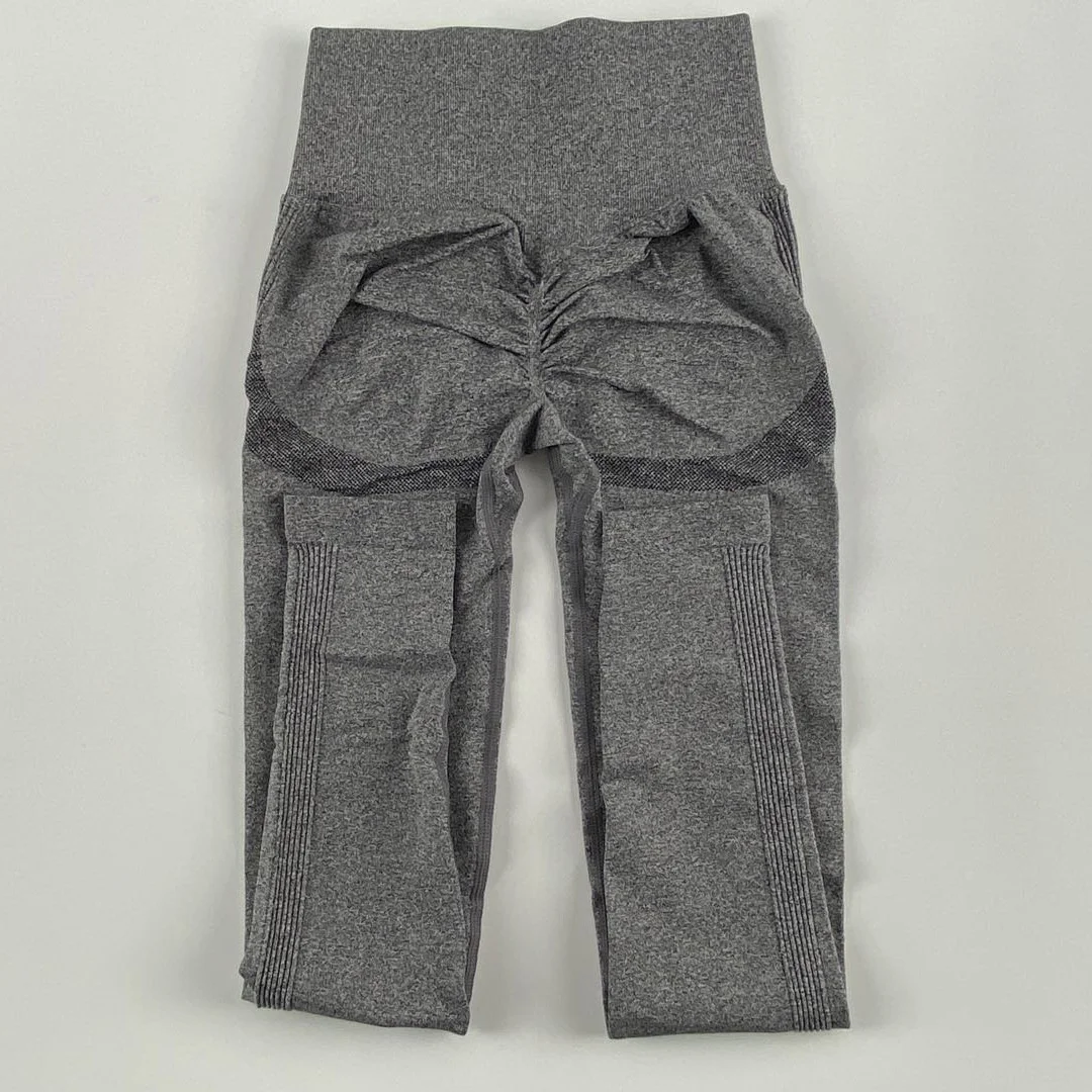 Grey contour seamless leggings wholesale