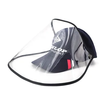 

STARTRC Anti-fog baseball cap protective cap grocery shopping work protective equipment isolation sheet detachable navy