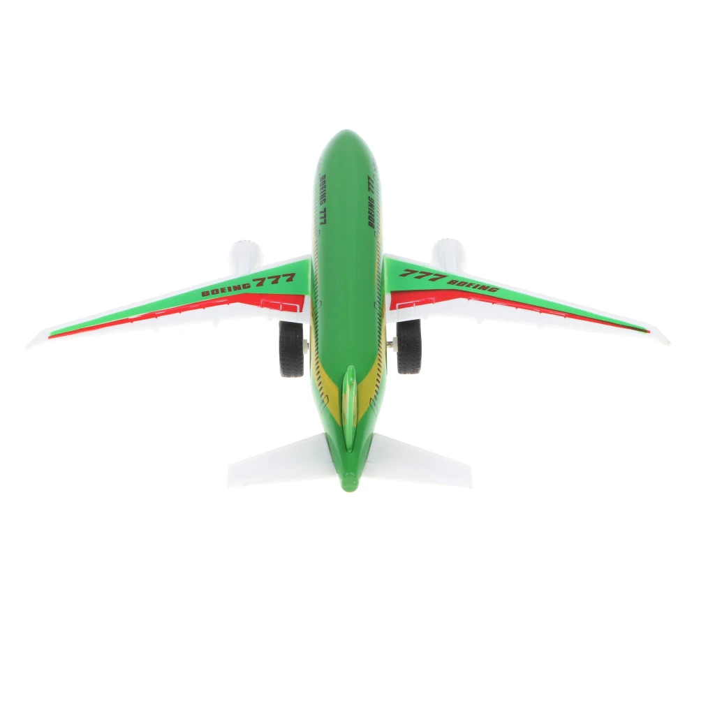 Details about   Green  777 Airplane Kids Pull Back Plane Toy Birthday Gift Home Decor 