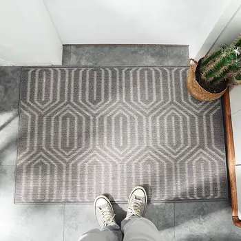 

European Entry Door Mat Doormat For Entrance Door Ins Stripes Doormat Home Entrance Carpet Anti-skid 50x80cm