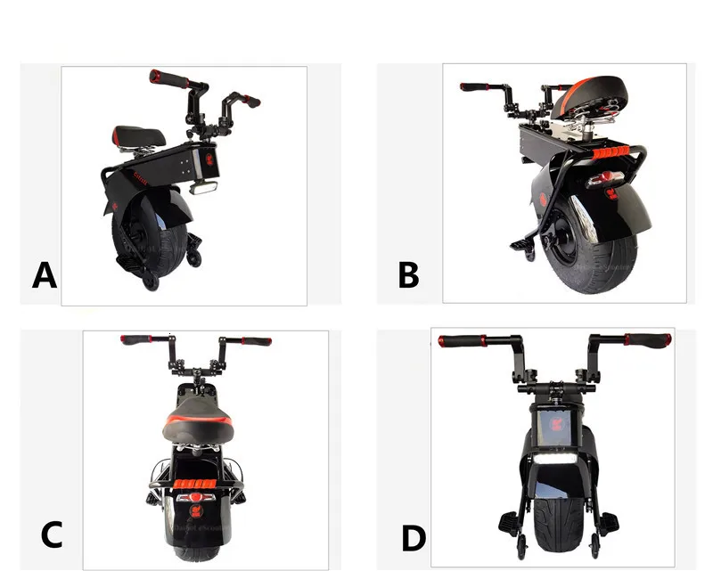 Daibot Electric Unicycle With Seat 18 Inch One Wheel Self-balancing Motorcycle Adults Electric Scooter 1000W 60V 90KM (29)