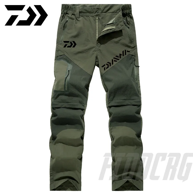 Tanie Daiwa wędkarstwo turystyka taktyczne wodoodporne spodnie wspinaczka górska szybkie pranie połowów Trekking Softshell spodnie nowe Wanderhose