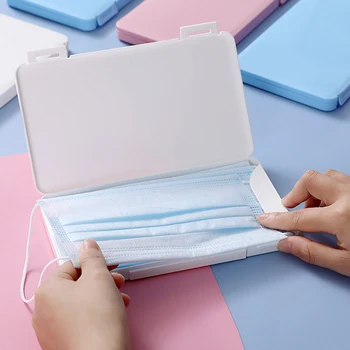 

Portable Dustproof Mask Case Disposable Face Masks Container Disposable Mask Storage Box Home Storage