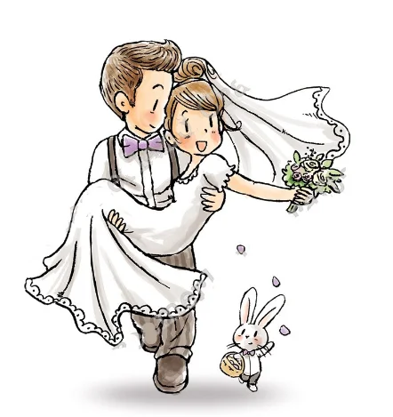 Rubber Silicone Clear Stamps For Scrapbooking Tampons Transparents Seal Background Stamp Card Making Diy Cartoon Weddingtampons | Дом и сад