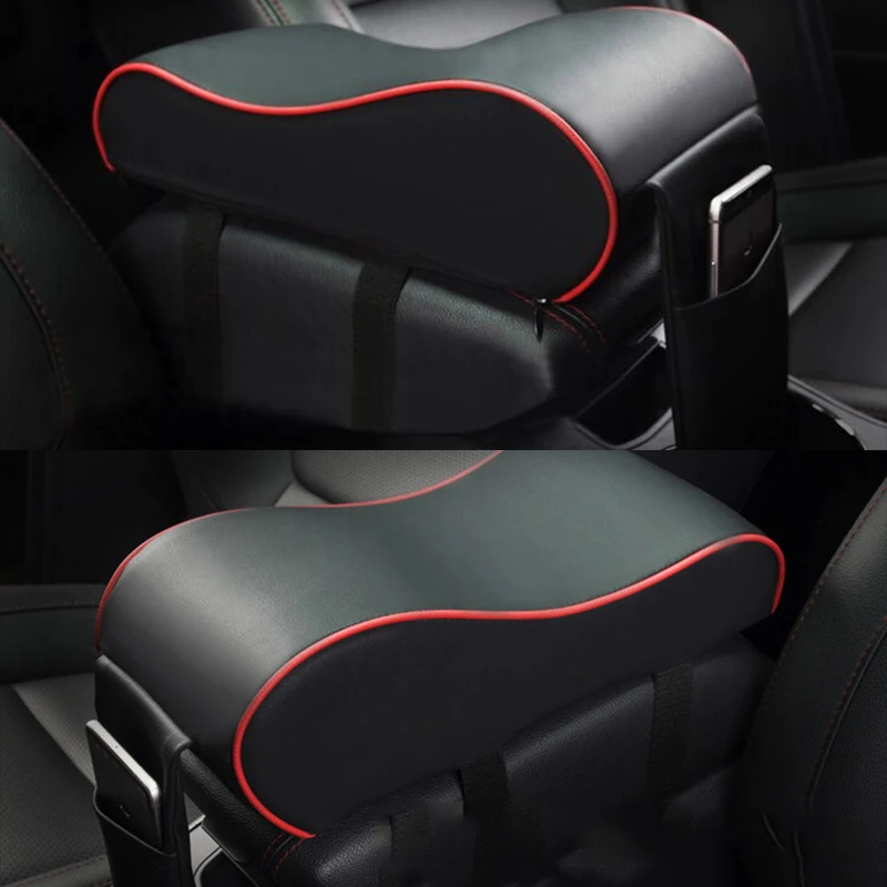 Leather Car Central Armrest Pad for FORD FOCUS 2 Focus 3 Mondeo Fiesta Kuga MK2 MK3 MK4 | Автомобили и мотоциклы
