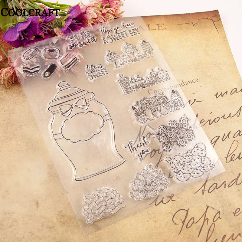 Jar Flowers Foods Stamp and Die Набор для скрапбукинга открытка оформление благодарения
