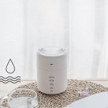 

400Ml Humidifier Mini Aroma Diffuser Air Purifier with Double Spray Air Humidifier Mist Maker Large Capacity White