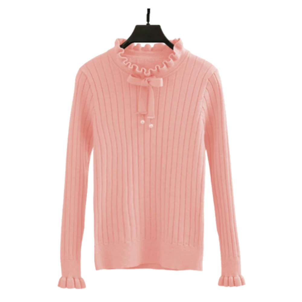 style4 pink Женский свитер с круглым вырезом,, желтый свитер, женский свитер, джемпер карамельного цвета, Harajuku, шикарный короткий свитер для девушек - Цвет: style4 pink