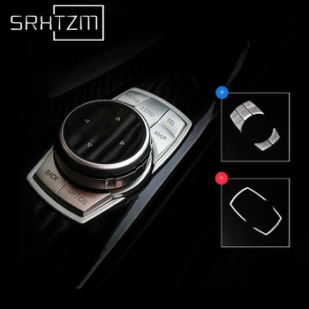 

Car Interior Multimedia Buttons Cover Sticker Multimedia Knob Frame Decoration For Bmw F30 F10 F20 F25 F07 X1 X3 X5 X6 3 Series
