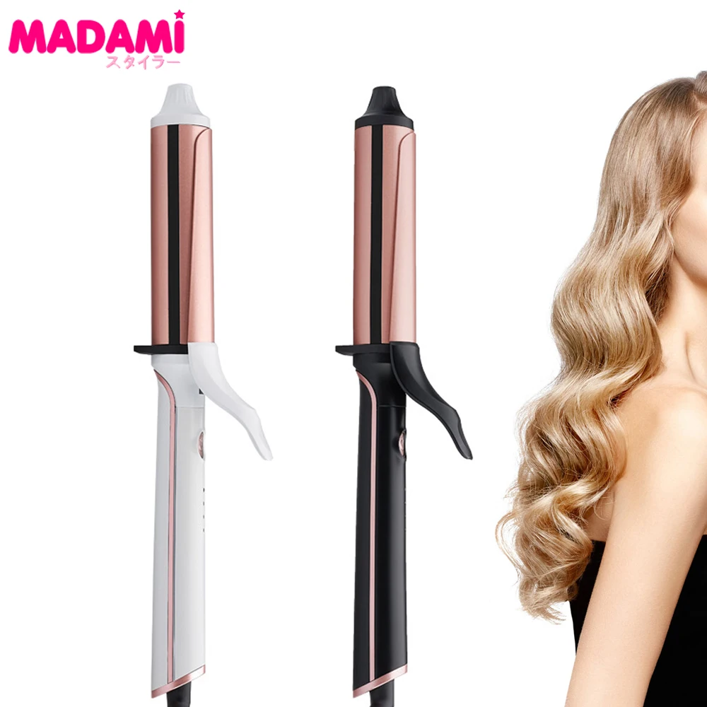 

Professional Curling Iron Wand Ceramic Coating Hair Curler 32mm Big Waves Styler LED Temperature Indicator Hair Styling Tools