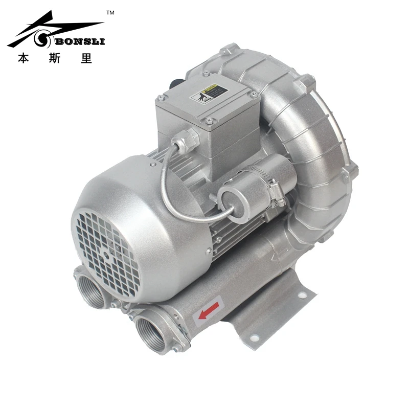 0.5hp 370w вихревой вентилятор с боковым каналом воздуходувка маленькая аэрация для