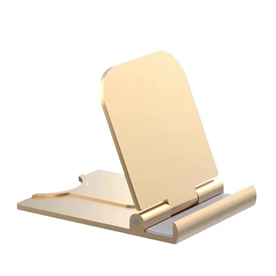 Черная настольная розетка для телефона, универсальный держатель для ленивого стола, Роскошный прозрачный белый стол для мобильного телефона, подставка для мобильного телефона - Цвет: Золотистый