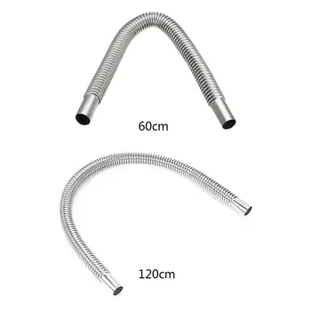 

120cm/60cm Car Heater Stainless Steel Exhaust Pipe Parking Heater Fuel Tank Exhaust Pipe Air Heater Tank