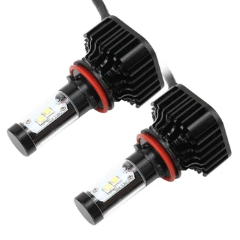 

H11 LED Headlight 40W 4000 LM 6000K Car Headlight with 4 LEDs Lamps H8 LED Bulbs 2pcs, DC 9-36V
