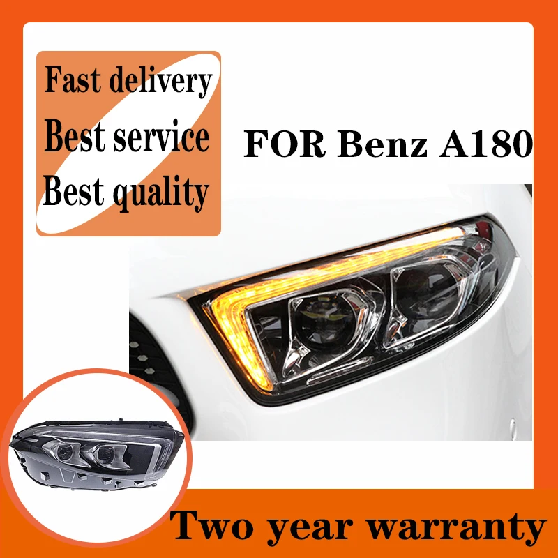 

Car Styling For Mercedes-Benz A180 2019 2020 ALL led headlight BI-led lens headlight assembly