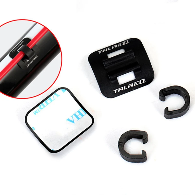 8 Sets Mountain Bike Bicycle Brake Cable Guide Seat Frame Tubing Fixing Clamp Bike Replacement