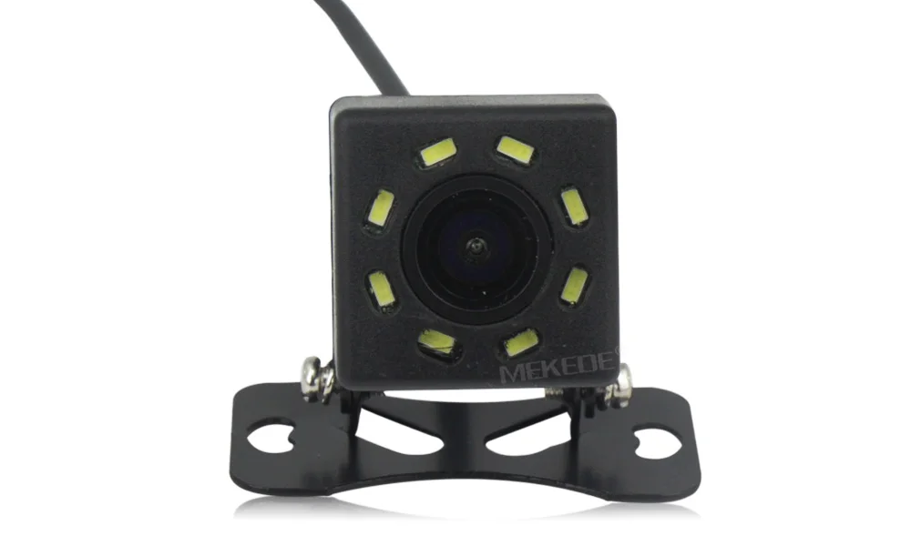 HD 8 светодиодный камера заднего вида с ночным видением, широкоугольная HD цветное изображение, водонепроницаемая универсальная парковочная камера заднего вида - Название цвета: 8LED