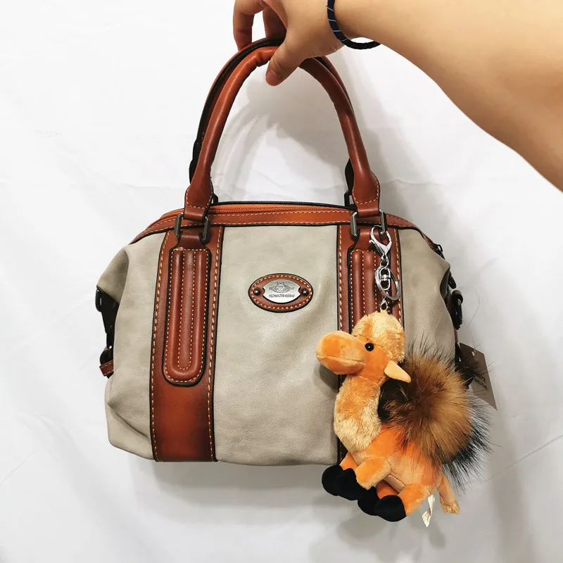 

Vintage Ladies Large Shoulder Bag 2020 Luxury Genuine Leather Women's Handbags Quality Female Travel Casual Tote Messenger Bags