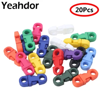 

20Pcs 5mm Mini Colorful Plastic Curved Side Release Buckle Webbing Contoured Buckle Paracord Bracelets Bag Backpack Accessories