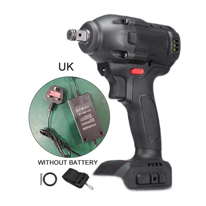 

258V 28000mAh 480Nm Brushless Wireless Wrench Impact Controller Power Tools Loosen Nuts And Bolts Rear Molds