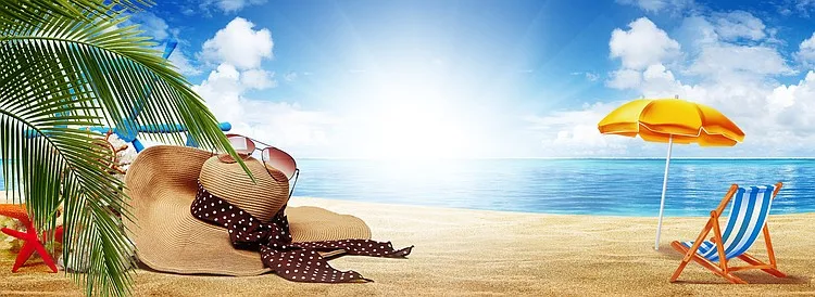 夏日海边度假避暑景色背景背景图片素材免费下载 图片编号qemjawjg Pngbag素材网