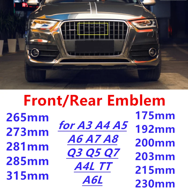 Автомобильная Наклейка Abs Авто Передняя решетка эмблема наклейка для Mercedes Benz Audi