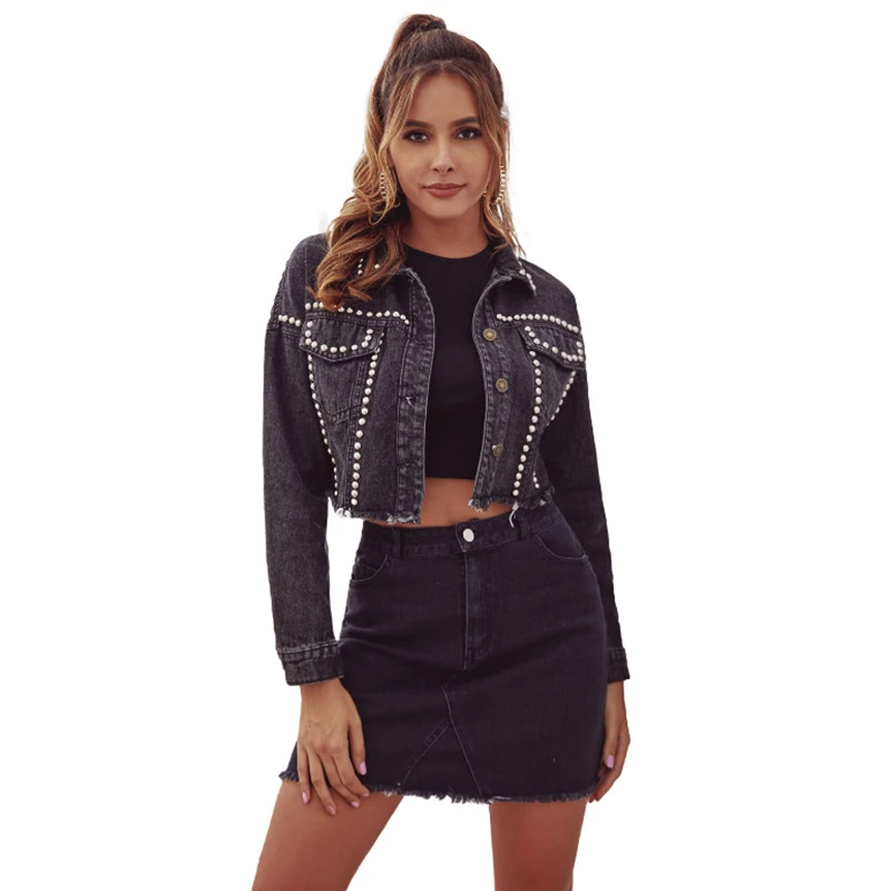 

Liva Girl denim jacket women xintiandi sherpa streetwear trending products 2020 womens jackets and coats