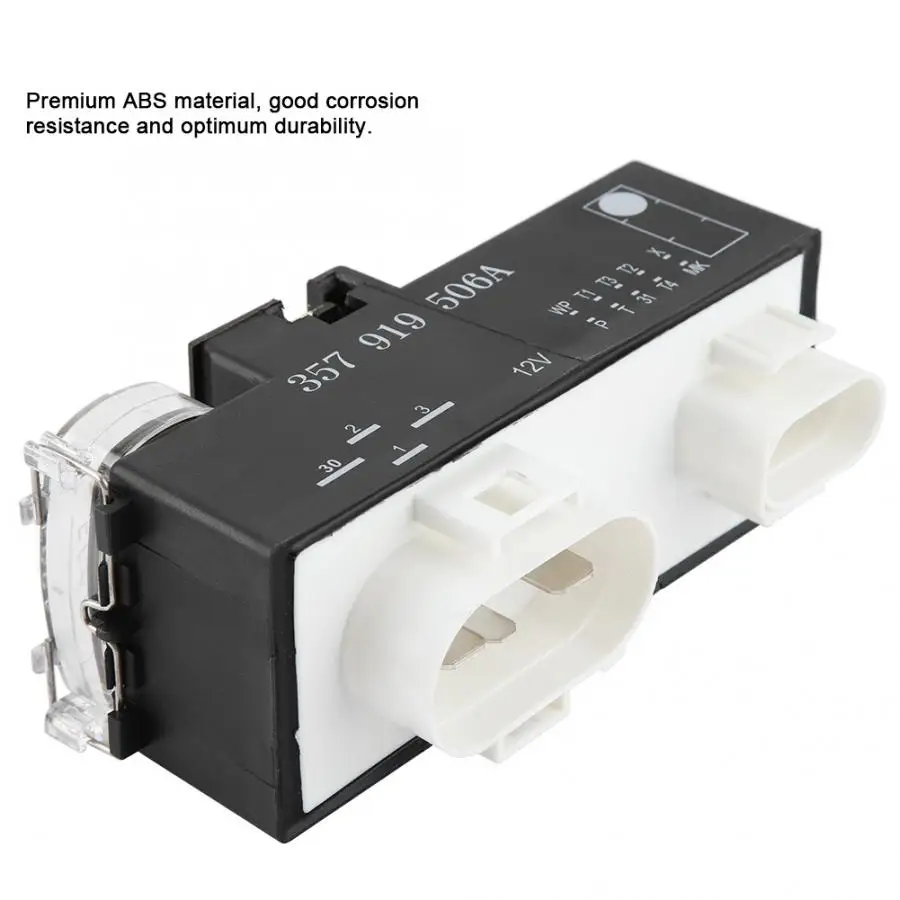 

engine start button ignition switch 357919506A Electronic Cooling Fan Control Relay Fuse for Golf 2000 3000 car power switch