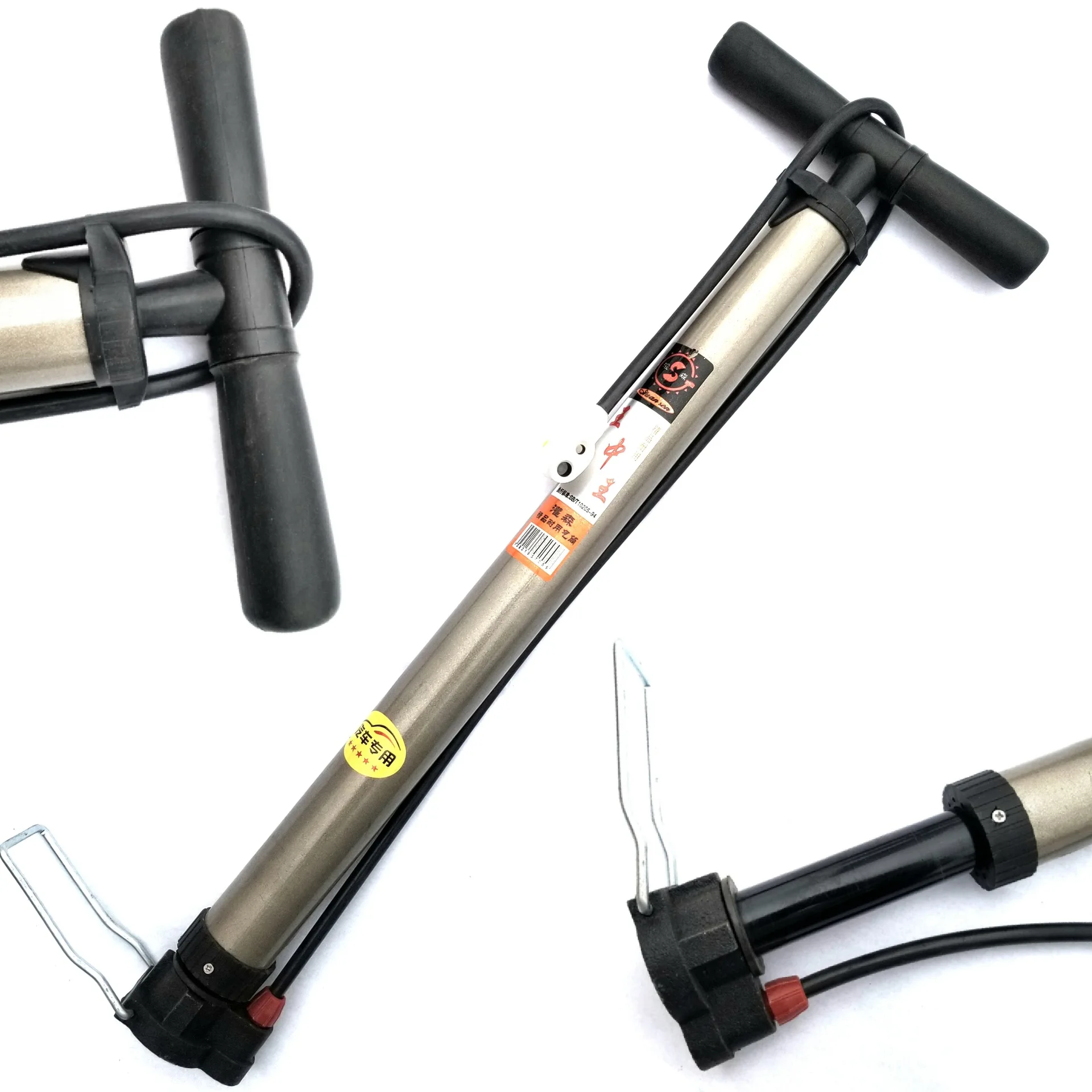 

High-pressure Steel Pipe Tire Pump Pneumatic Barrel Car Motorcycle Pon Stick Daily Use the Department Store Hardware Goods 50 Ch