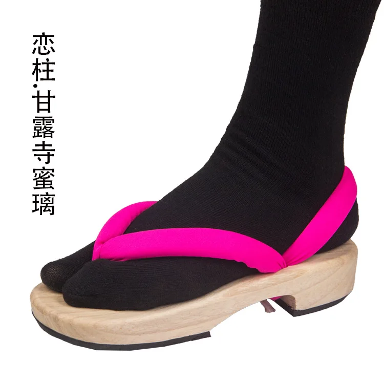 Anime Demon Slayer Cosplay Shoes Kimetsu No Yaiba Kamado Tanjirou Clogs Sandals Kamado Nezuko Geta Agatsuma Zenitsu Flip Flops