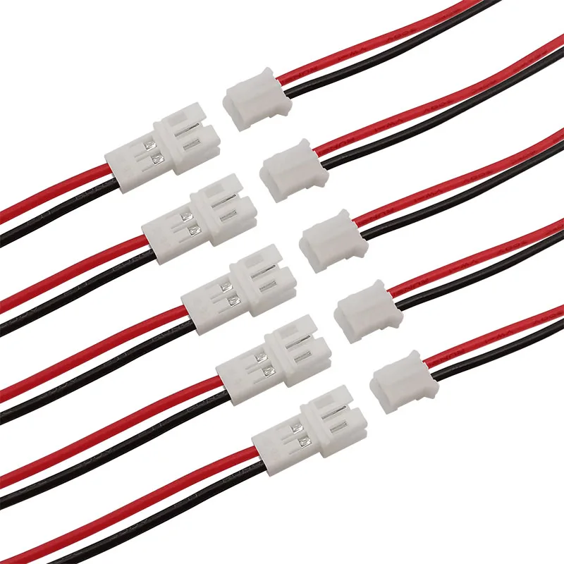 2/5/10Pairs JST PH 2.0mm Pitch 2 Pin Male Female Socket Micro Electrical Plug Jack Terminals Wire Cable Connector 20CM 26AWG |