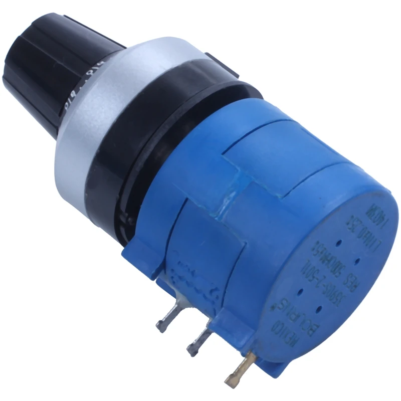 

Promotion! 3590S-2-501L 500ohm Resistor Ohm Rotary Wire wound Precision Potentiometer Pot with 10 Turn Counting Dial Rotary Knob