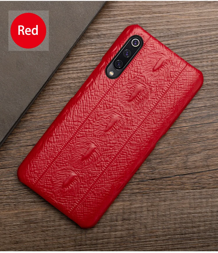 Чехол для телефона для Xiaomi mi 8 9 se 9T A1 A2 A3 lite Max 2 3 mi x 2s 3 Poco F1 осетр текстура для Red mi Note 4 4X 4A для детей 5, 6, 7, 8 Pro - Цвет: Red
