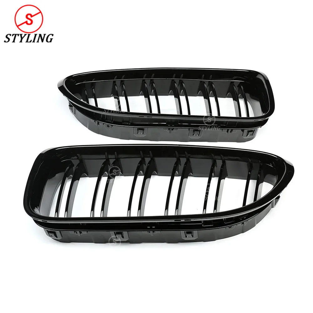 Решетка ABS для BMW F06 F12 F13 640i & M6 передний бампер губ гоночная решетка глянцевый