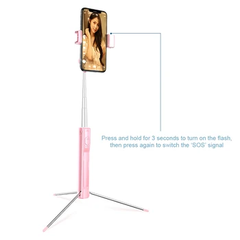 

Baseus Bluetooth Selfie Stick Portable Handheld Smart Phone Camera Tripod with Wireless Remote For iPhone Samsung Huawei Android