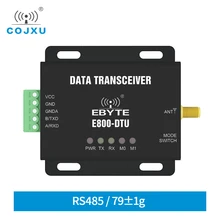E800 DTU(433N17 485) COJXU 17dBm NB Iot 433MHz kablosuz veri alıcı RS485 2km dar bant Rf verici MODEM CDSENET