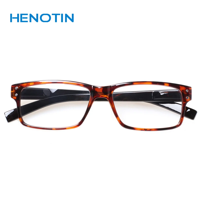 Henotin, классические очки для чтения, для мужчин и женщин, весенние шарниры, прямоугольные оправы для очков, качественные очки