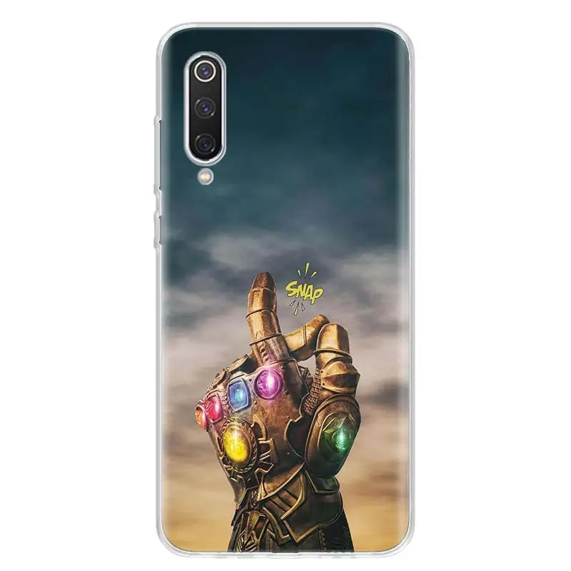 Thano Бесконечность перчатку крышка чехол для телефона для Xiao mi Red mi Note 8 Pro 8A 7 7A 5 5A 6A 4X S2 K20 mi 5X6X9 8 CC9 F1 корпус под плетенную сумку - Цвет: TW218-8