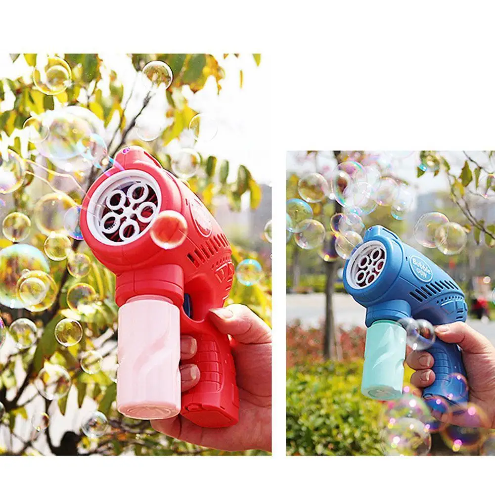 Gatling Automatic Electric Bubble Machine Gun Toy Summer Blower For Kids Outdoor J3X6 | Игрушки и хобби
