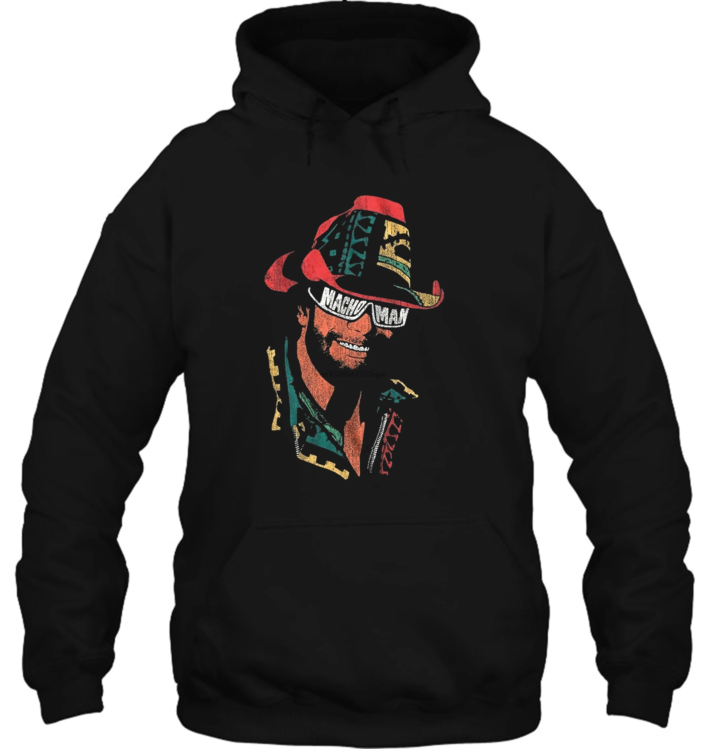 Мужская толстовка Macho Man WWF Randy Savage Macho мужские очки модные мужские с круглым вырезом женская уличная одежда