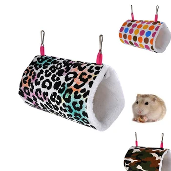 

Soft Warm Tunnel Cavia Guinea Pig Bed Hamster Hammock Squirrel Rat Swing Nest Cages Small Animal Hanging Cave Hedgehog