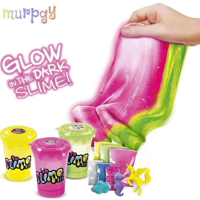 

Glitter Shake Slime Magic Make Kit Additives For Slime Polymer Clay Mud Modeling Charms Add Water Surprise Accessories Putty Set