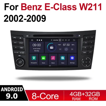 

2 Din Car Multimedia Player Android 9 Auto Radio For Mercedes Benz E Class W211 2002~2009 NTG DVD GPS 8 Cores 4GB 32GB Bluetooth