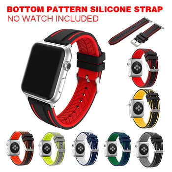

Wrist Band Strap For iWatch Apple Watch Series 1/2/3/4 Silicone Sport Bracelet Silicone Strap For Apple Watch Accessories