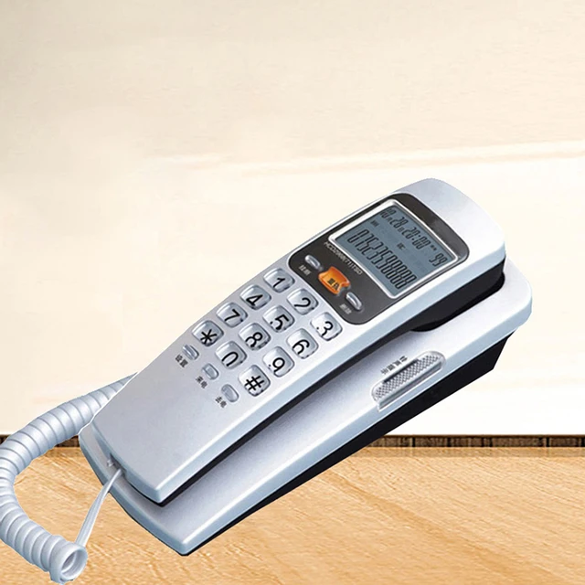 Corded Phone With Big Button Desk Landline Phone Wall Mountable Telephone  Support Hands-free/redial/flash/speed Volume Control - Telephones -  AliExpress