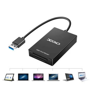 

Rocketek Type c USB 3.0 SD XQD Working simultaneously Memory card reader Transfer Sony M/G Series for Windows/Mac OS computer